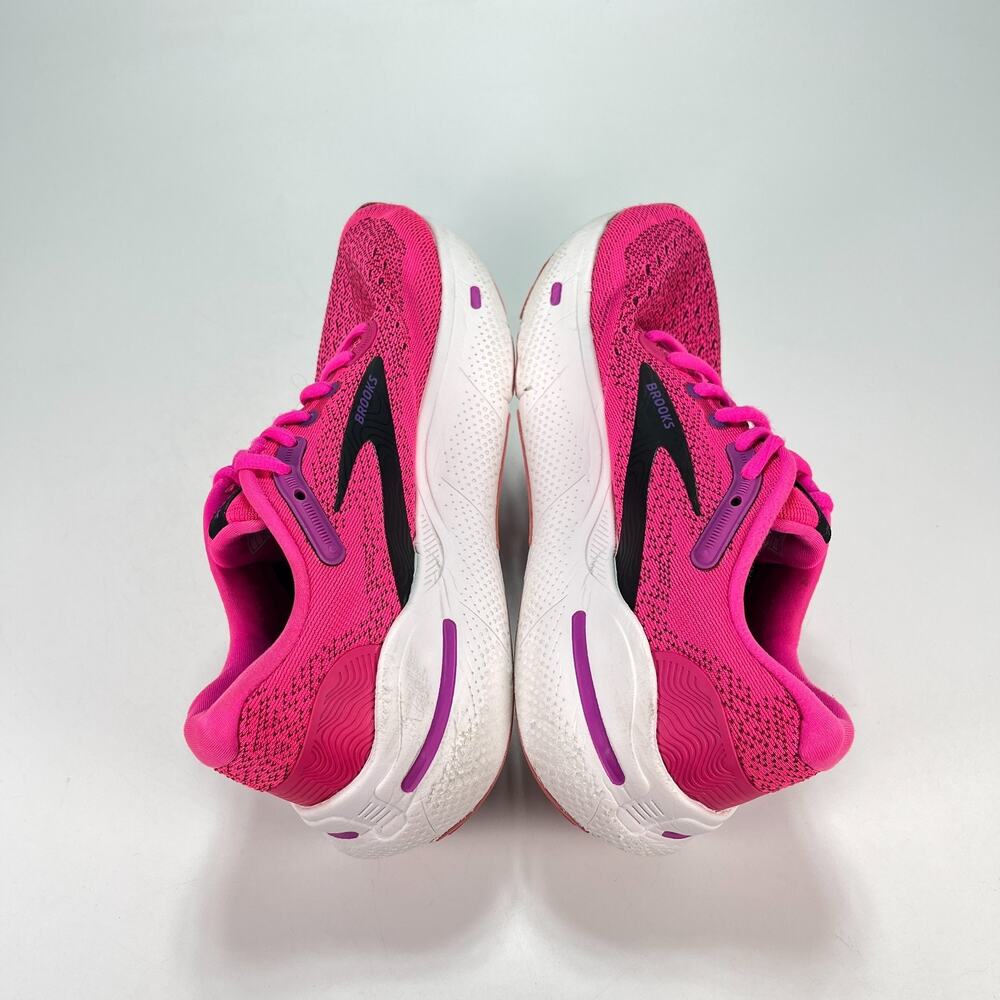 Brooks Ghost Max Pink Glo Running Shoes Sneakers 1203951B628 Womens Size 7.5 - Picture 7 of 11